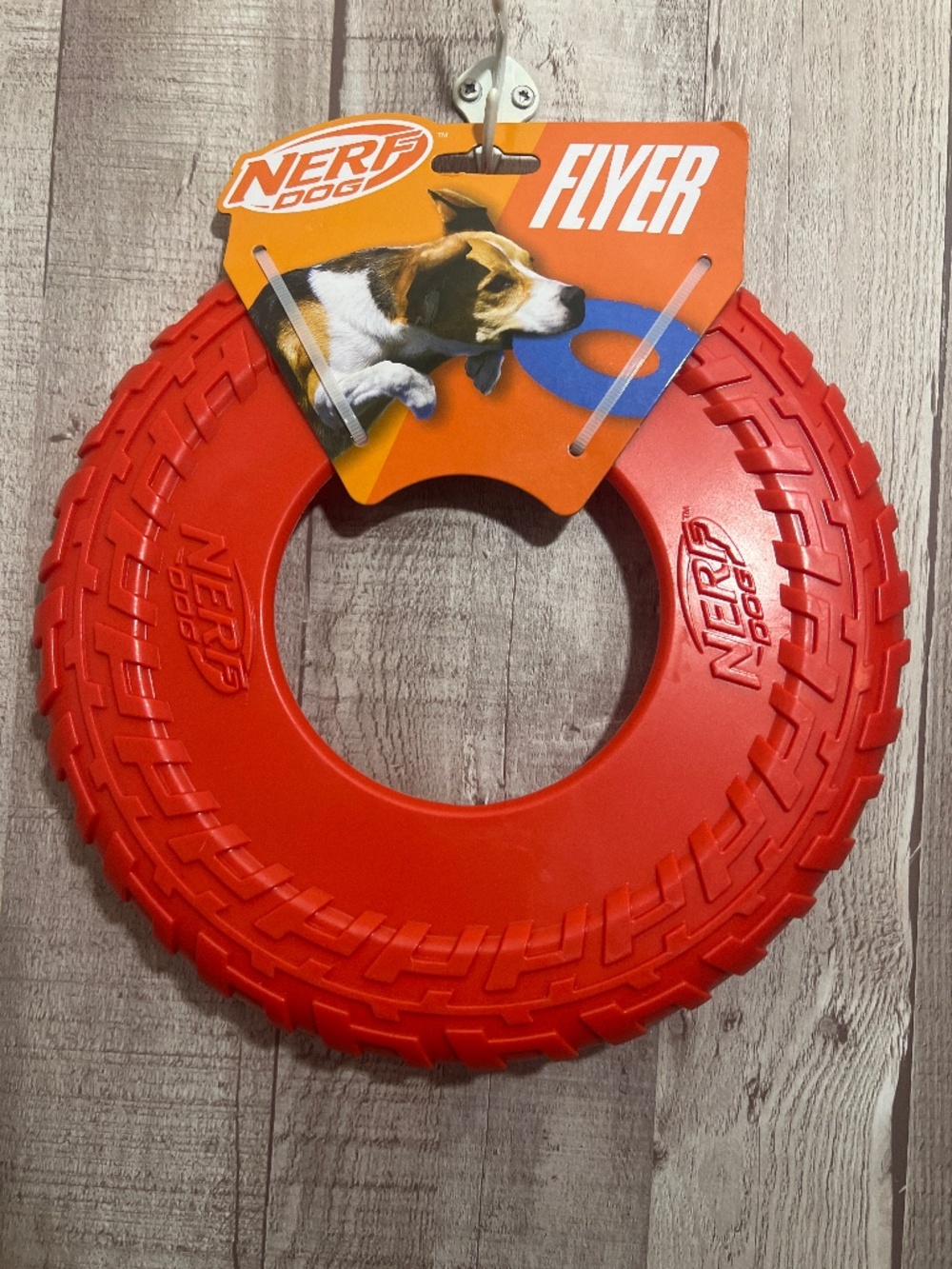 NWT, NERF Dog Flyer Red Frisbee